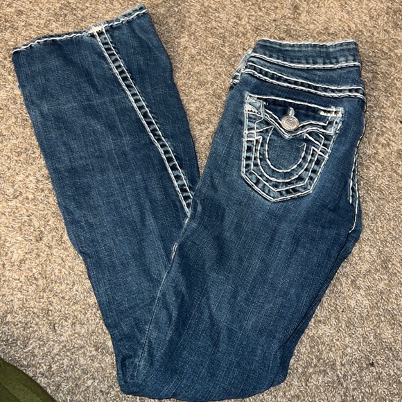 Size 26 womens true religion boot cut jeans - Picture 1 of 1